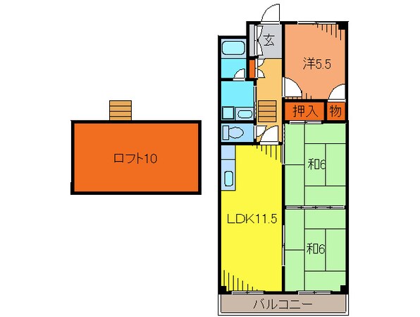 赤崎ビルの物件間取画像